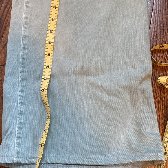 Light teal 90's inspired baggy jeans - Picture 8 of 13